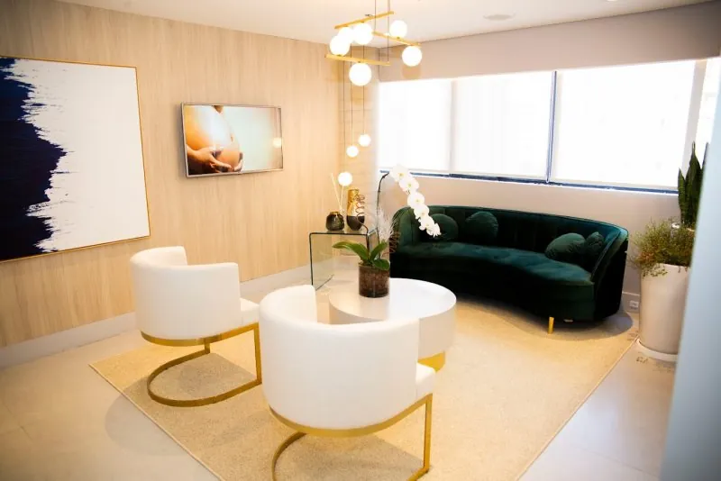 Sala de espera da La Vita Clinic