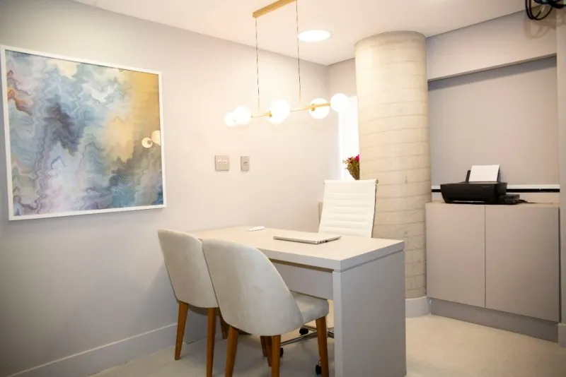 Sala de atendimento da La Vita Clinic